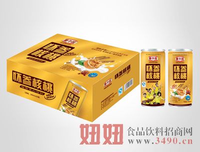 栗子园黄金版怀参核桃植物蛋白饮料