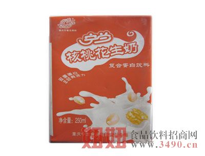 核桃花生奶复合蛋白饮料|重庆宁兰食品有限公司荣誉出品-好妞妞饮料网