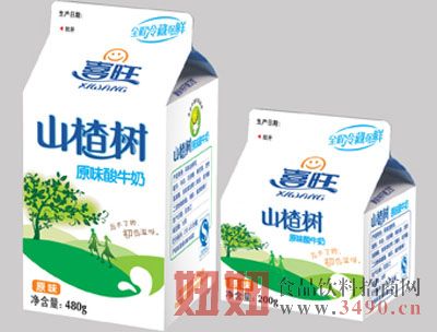 山楂树酸牛奶|宜昌喜旺食品有限公司荣誉出品-好妞妞.