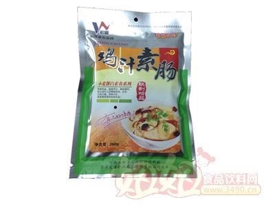 宏益鸡汁素肠-小麦蛋白素食系列|河南省滑县宏益食品罐头有限责任公司