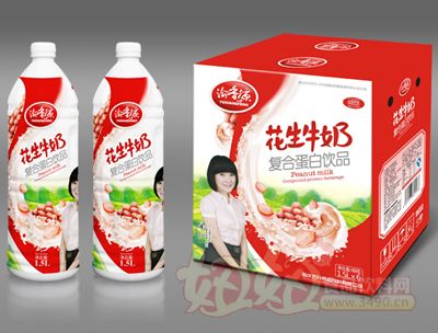 渝香源1.5lx6瓶花生牛奶