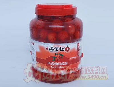 满堂红珍品冰糖海棠果蜜饯罐头3.5kg