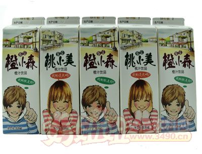 我是桃小美橙汁饮品958ml|河北保定美森乳业有限公司荣誉出品-好妞妞