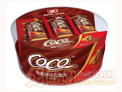 雅客coco巧克力黑巧克力115g