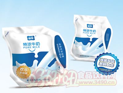 山花特浓牛奶
