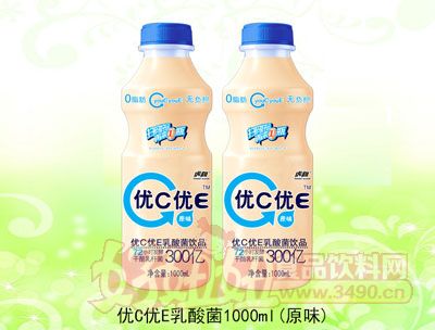 优c优e乳酸菌饮品1000ml原味