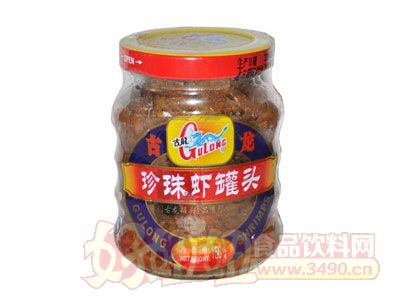古龙珍珠虾罐头150g
