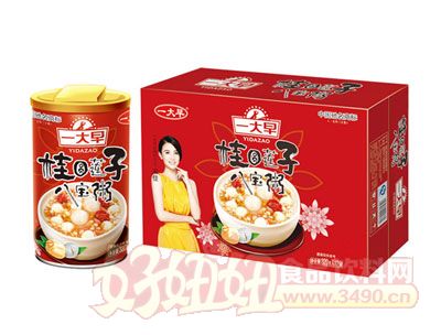 一大早桂圆莲子八宝粥320g×12罐