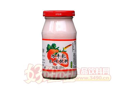 珠江冰牛乳草莓味238ml