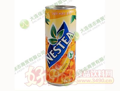 可口可乐雀巢冰爽茶柠檬味240ml