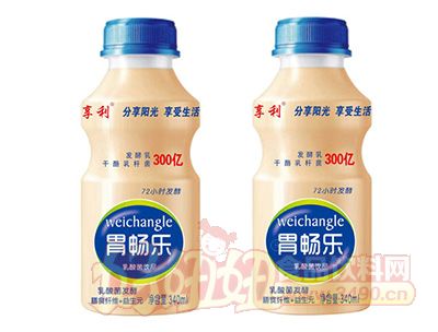 享利胃畅乐乳酸菌饮品340ml