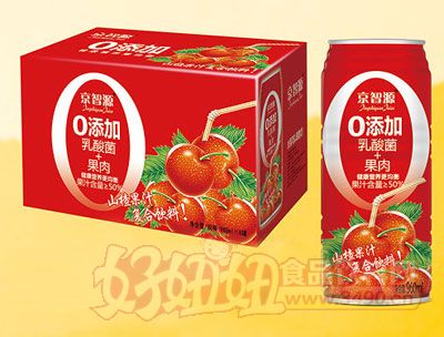 京智源山楂果汁饮料960mlx6罐