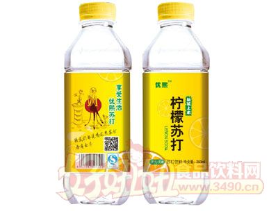 优熙柠檬苏打水360ml