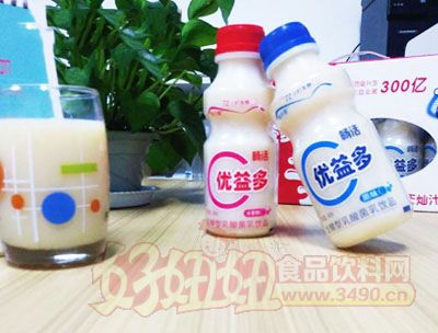 灿汁源优益多乳酸菌饮品