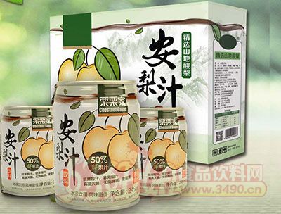 栗栗家安梨汁饮料礼盒