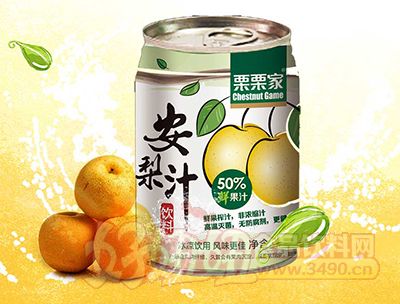 栗栗家安梨汁饮料245ml