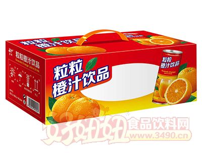 金羽粒粒橙汁�品�Y盒