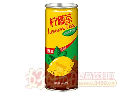 金羽港式��檬茶�品245ml