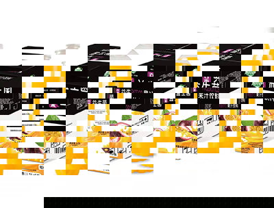 果哇伊益生菌百香果发酵果汁饮料1.5L×6