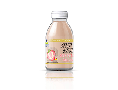 益正元果果轻乳草莓牛奶饮品270ml