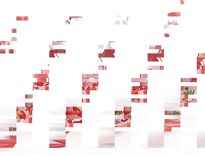 甄沃草莓果味汽水358ml