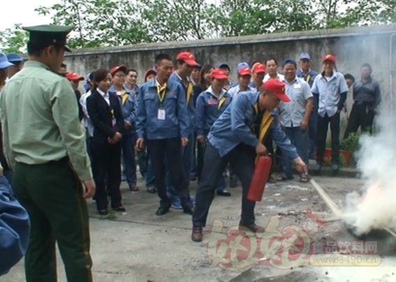 湖南福十二食品有限公司福十二消防应急预案演练