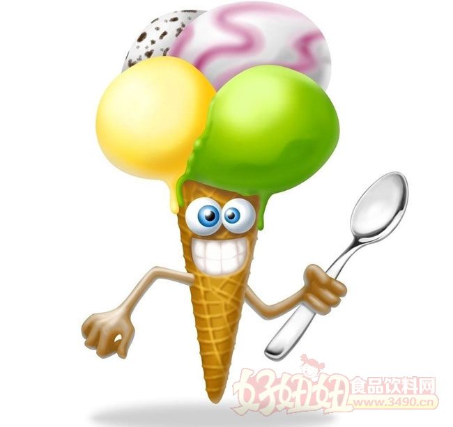 这个卡通冰淇淋图片让人想起了萝卜白菜各有所爱的广告语