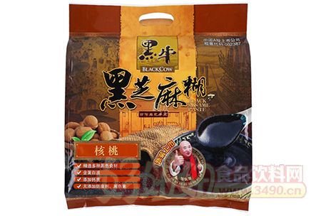 黑牛黑芝麻糊_黑芝麻糊品牌-好妞妞食品饮料招商网【3490.cn】