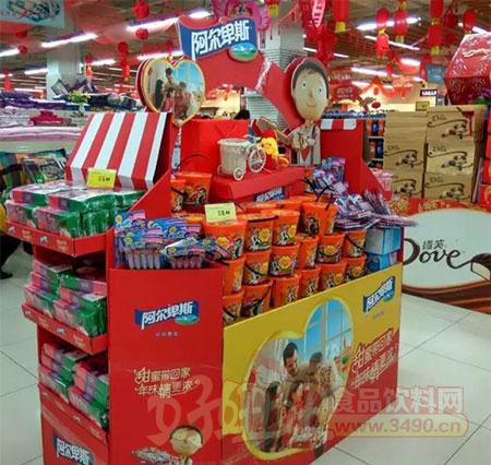 春节各大饮料品牌在商超如何陈列