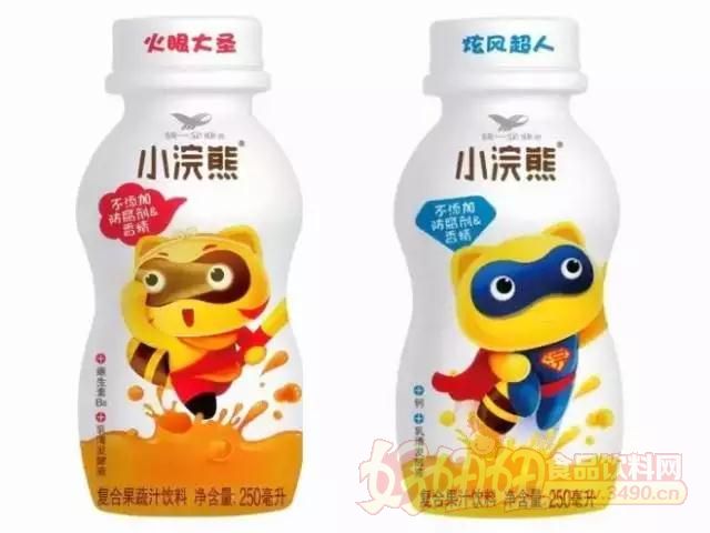 统一推小浣熊果蔬汁儿童饮料