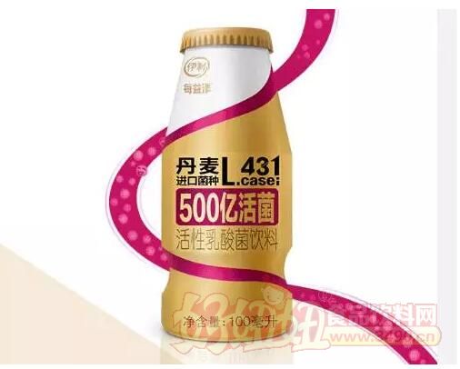 继活性乳酸菌后 伊利每益添再推金装小瓶