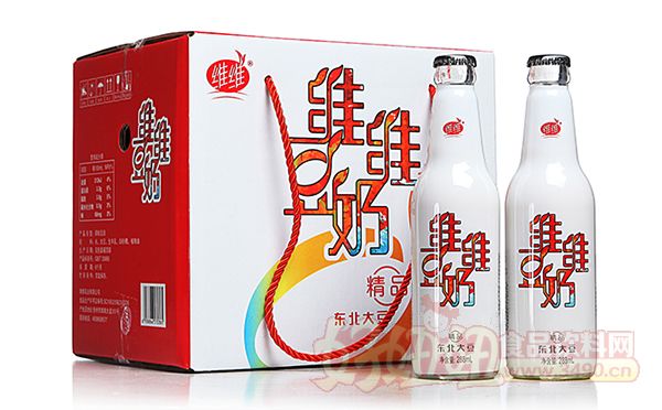 维维玻璃瓶豆奶