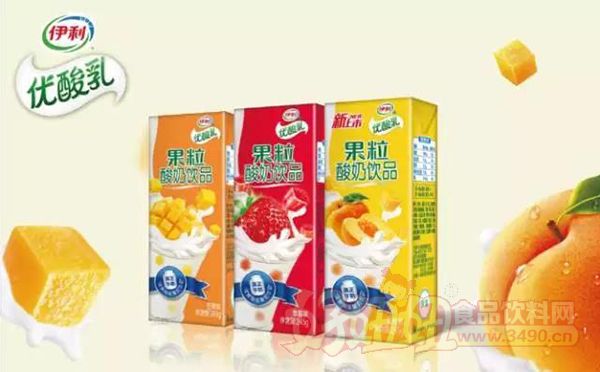 伊利优酸乳果粒酸奶