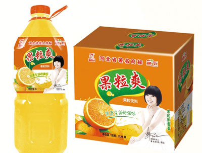 通飞果粒爽方瓶2lx6瓶