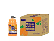 快乐选择果肉橙复合果汁饮料2.5L*6