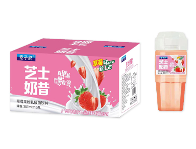 泰子奶芝士奶昔草莓味380mlx15瓶