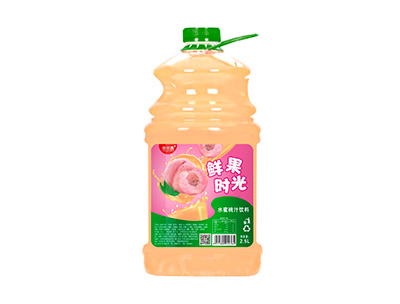 豫浪鑫鲜果时光水蜜桃饮料2.5L