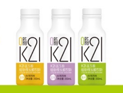 恒利康0脂K21益生菌植物慢发酵饮料300mlx12