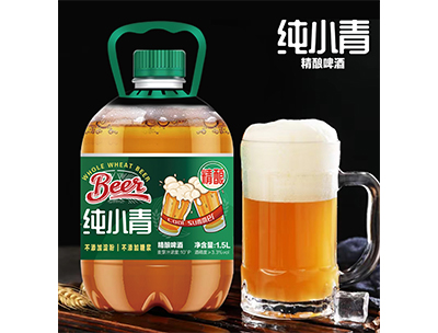 纯小青精酿啤酒1.5L