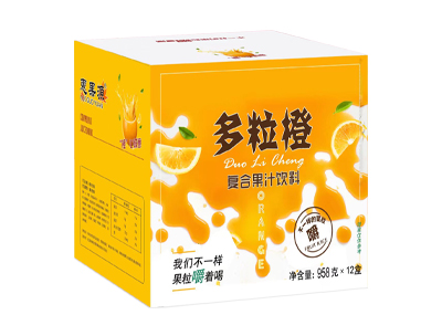 惠果源多粒橙复合果汁饮料958gx12
