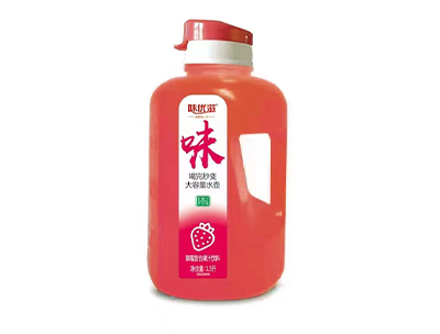 味优滋草莓复合果汁饮料水壶装1.5L