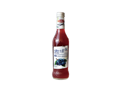 岫玉山生榨蓝莓果汁饮料300ml
