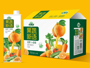 果蔬新�Z胡�}卜+甜橙1L×8瓶