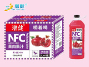 增健NFC嚼著喝果肉果汁石榴味2L×6瓶