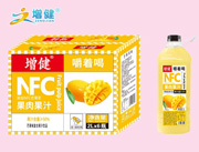 增健NFC嚼着喝果肉果汁芒果味2L×6瓶