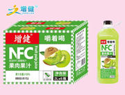 增健NFC嚼着喝果肉果汁猕猴桃味2L×6瓶