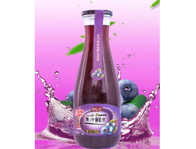 多彩之美果汁鲜生蓝莓汁1.5L
