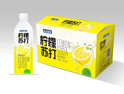 东方量健柠檬苏打果味饮料1Lx12瓶