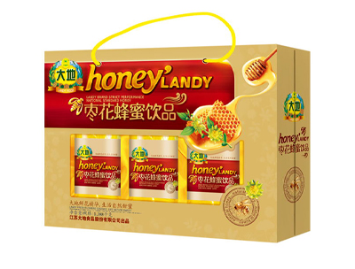 大地枣花蜂蜜饮品1.388kgx6盒