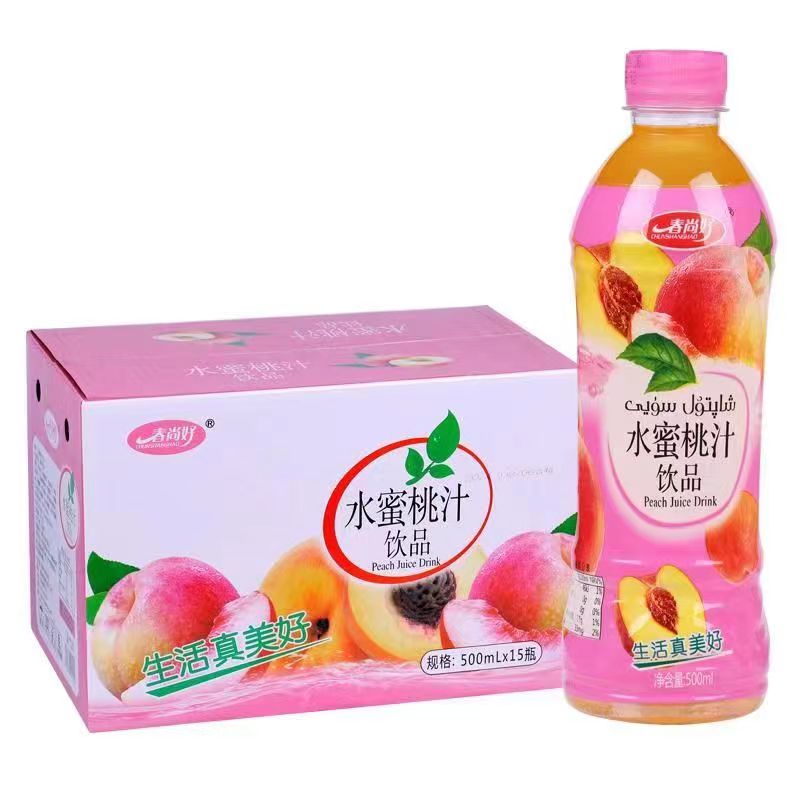 春尚好水蜜桃汁饮品500ml×15瓶